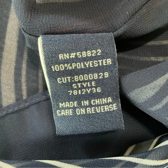 Max Edition Women’s NWT Size Small Sleeveless Striped Keyhole Tank Top - Picture 11 of 11